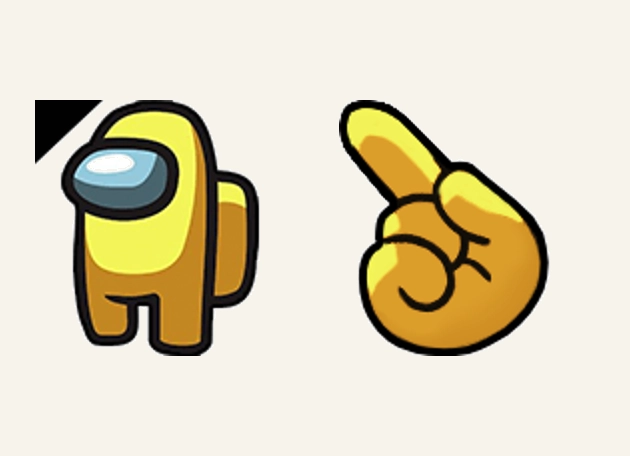 Yellow impostor among us cursor