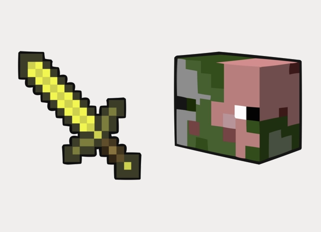 Zombie piglin Cursor